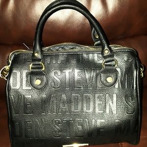 Black Steve Madden Satchel Handbag